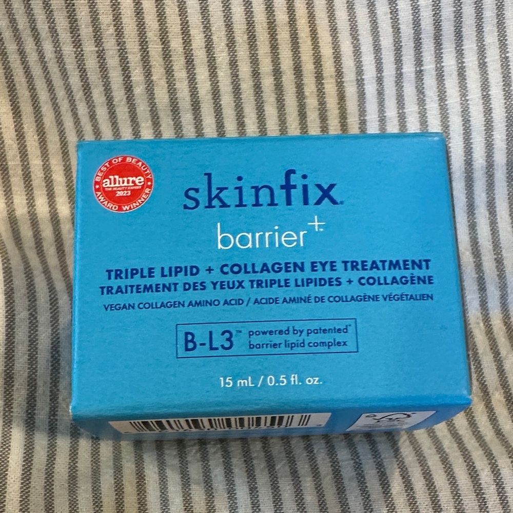 Barrier+ Triple Lipid + Collagen Eye Treatment - Blue NEW IN BOX